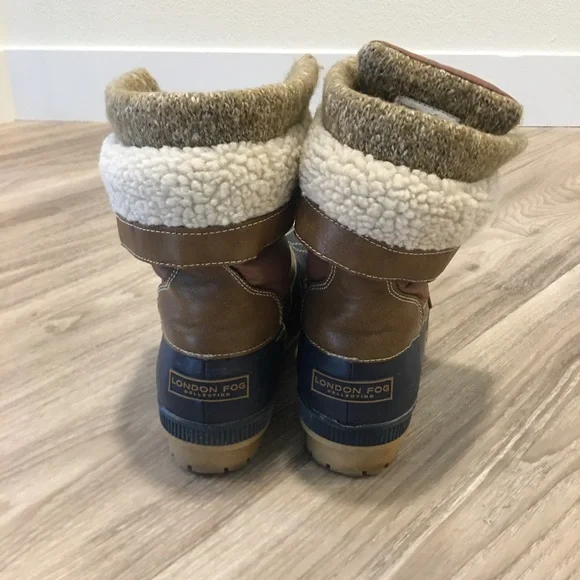 LONDON FOG Womens Mitten Cold Weather Duck Boot for Snow - Picture 2 of 8